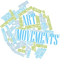 Word cloud for Art Movements