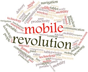 Word cloud for Mobile Revolution