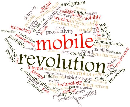 Word cloud for Mobile Revolution