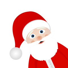 Santa Claus on a white background