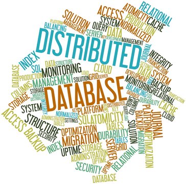 Word cloud for Distributed Database