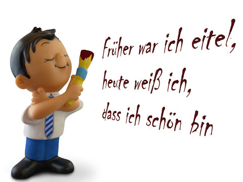 Eitelkeit Karikatur