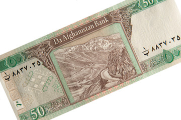 Afghanische Banknote - 50 Afghani