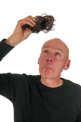 Obraz premium My hair is gone