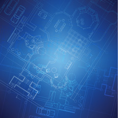 Architectural background. Part of architectural project