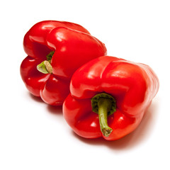Red bell peppers.