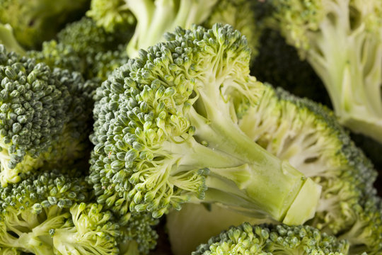 Fresh Green Organic Broccoli