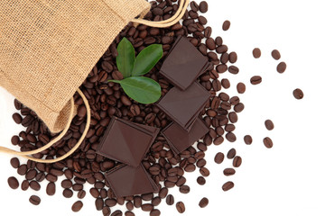 Chocolate and Coffee Beans