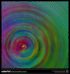 Abstract colorful background. Vector.