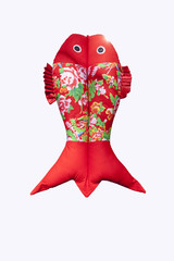 Chinese New Year prosperity fish made of fabric