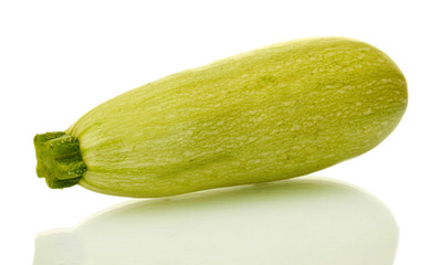 squash isolated on white background close-up
