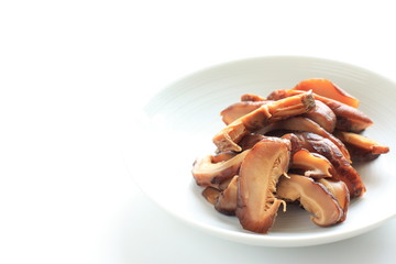 Chinese cooking, prepared dried mushroom