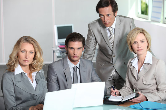 Team of executives