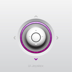 Joystick UI button design © antishock