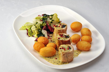 turkey fillet with cheese
