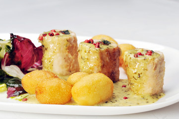 turkey fillet with cheese