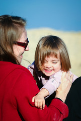 tendresse sur la plage