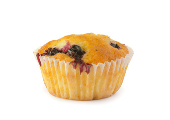 Cupcake with berries