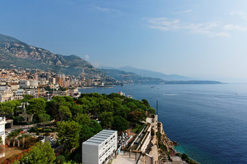 Fototapeta na wymiar Rock of Monaco
