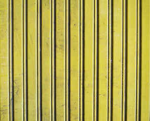 Metal roller shutter use as background