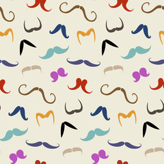 Mustaches pattern