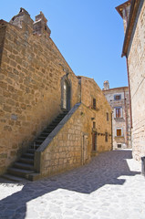 Alleyway. Civita di Bagnoregio. Lazio. Italy.