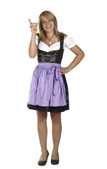 woman in a dirndl