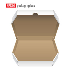 Cardboard Box for pizza. Vector