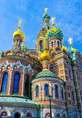 Fototapeta na wymiar Church of Savior on Blood, St. Petersburg