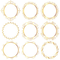 ゴールドフレーム　フレーム　金　花　葉