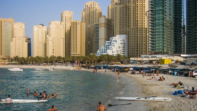 Dubai Jumeirah Beach Timelapse