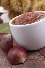 bowl of chestnut spread