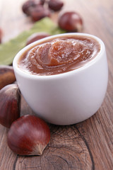 bowl of chestnut spread