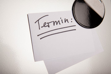 Notiz: Termin!