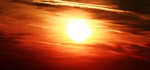 red sunset
