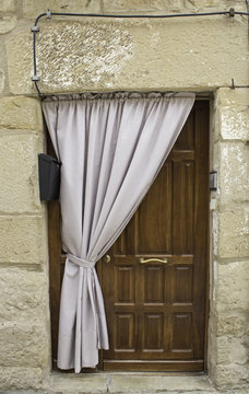Door and Curtain