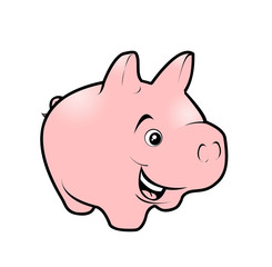 sparschwein ferkel rosa