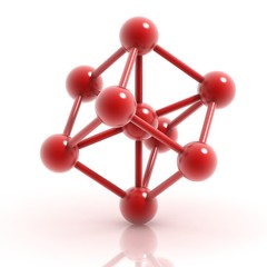 molecule 3d icon