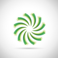 Vortex Green Energy    Vector © puckillustrations