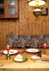 Romantic Dinner Setting.