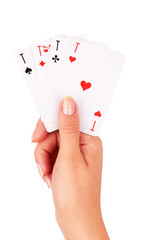 cards in hand