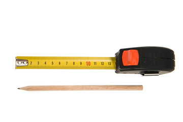 Ma&szlig;band mit Bleistift