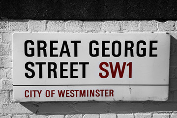 London Street Sign - Great Geroge Street