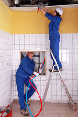 Plumbing team