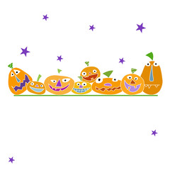Naklejka premium Halloween Card