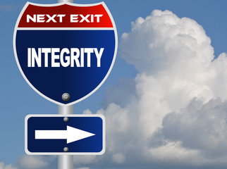 Integrity road sign