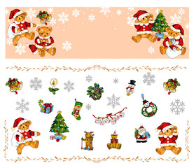 クリスマスのクマ