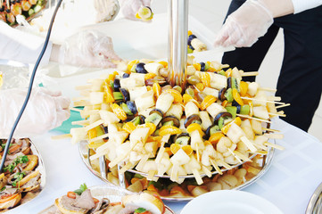 Assorted fruits on a table