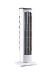 Electric tower cooling fan, putting ice or cold water into the t