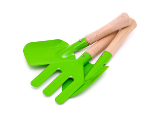 green gardening tools